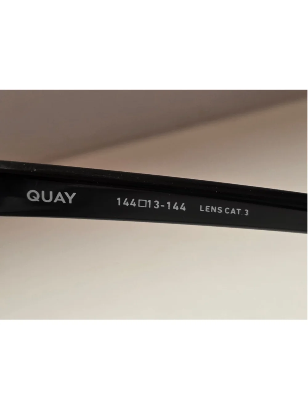 QUAY Come Thru Black Fade Oversized Cat Eye Sunglasses NEW